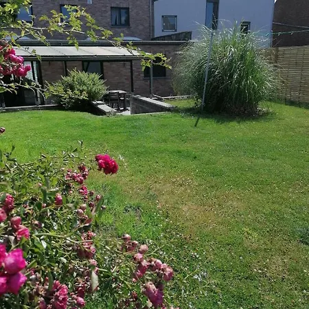 شقة Modern Terrace Garden Charleroiairpt Courcelles